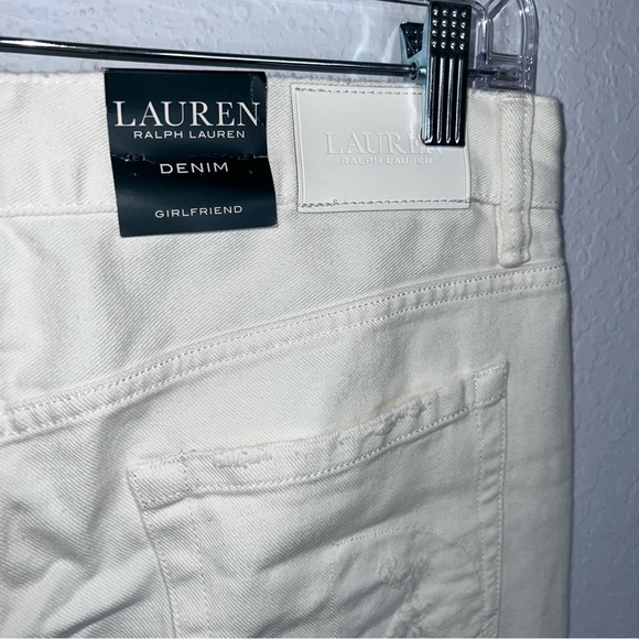 Lauren Ralph Lauren Girlfriend Jeans Women’s 8 Patchwork Embroidered Boyfriend - Picture 3 of 12